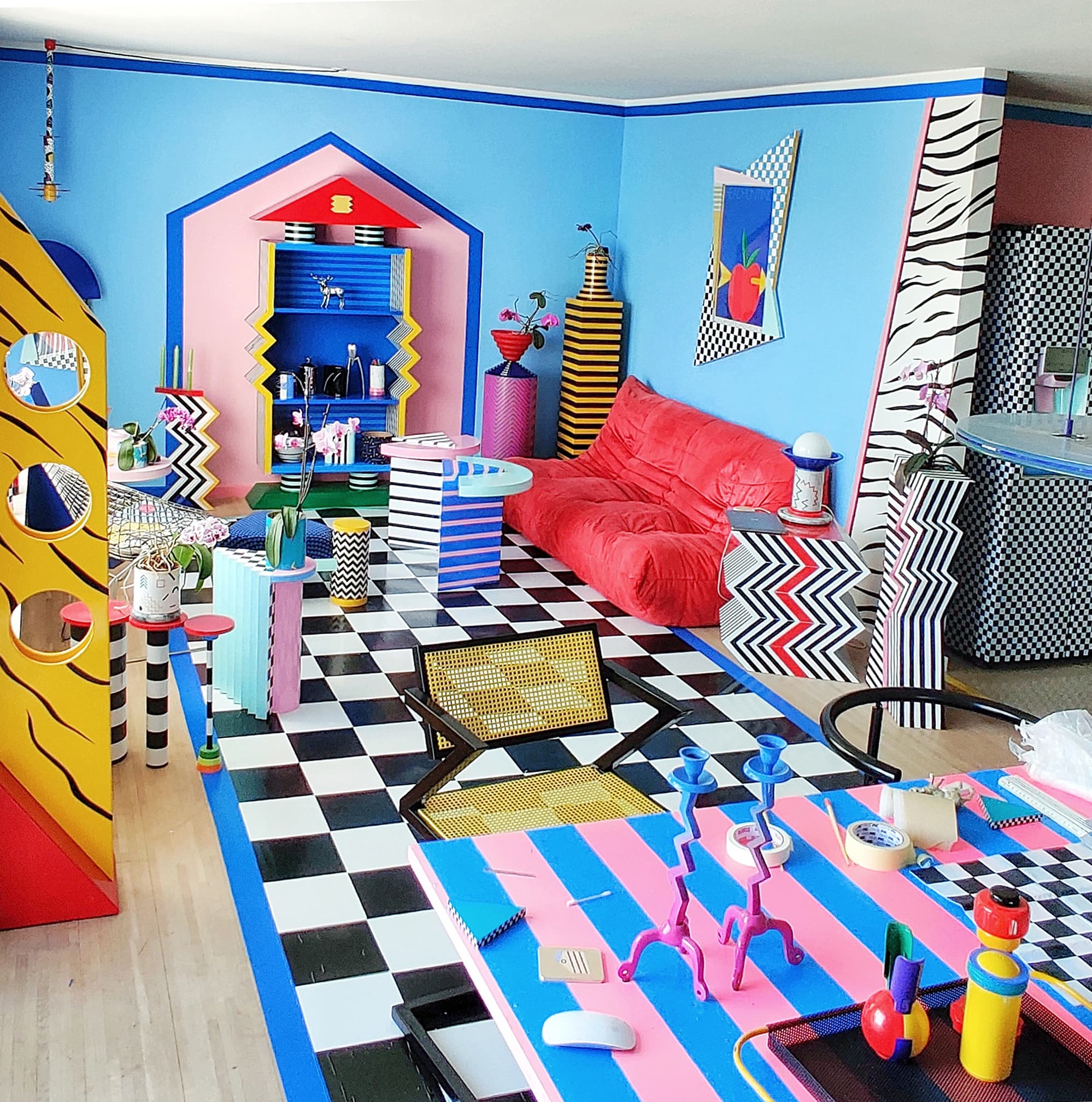 See Photos of a 1980s-Inspired Copenhagen House | Apartment Therapy